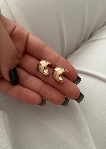 گوشواره روزمره ژوپینگ طلایی