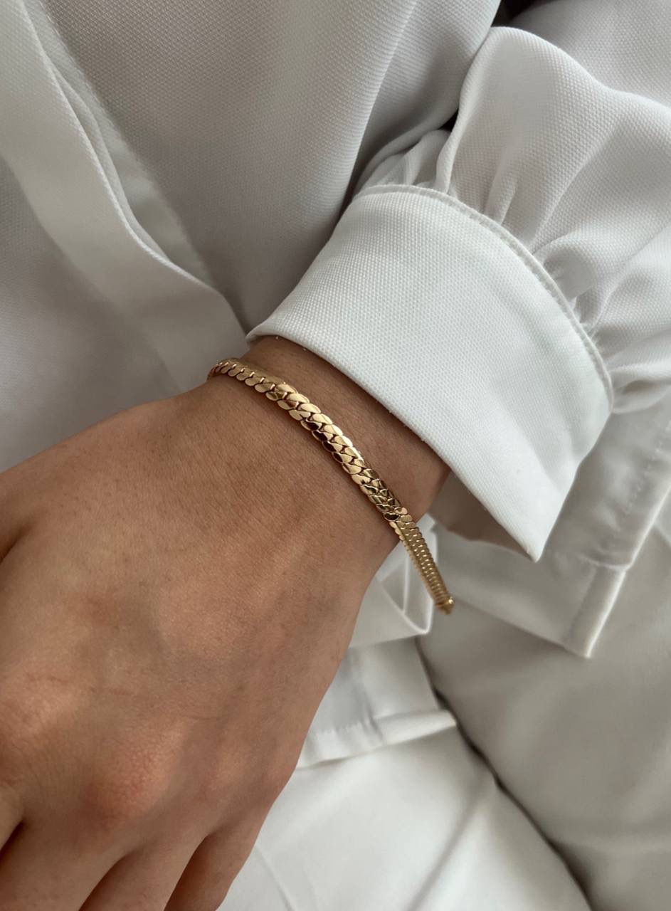 دستبندکارتیرطلایی زنانه