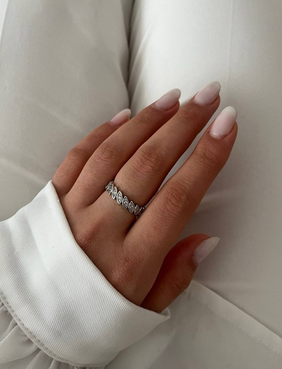 انگشترزنانه سیلور نگینی جواهری ژوپینگ