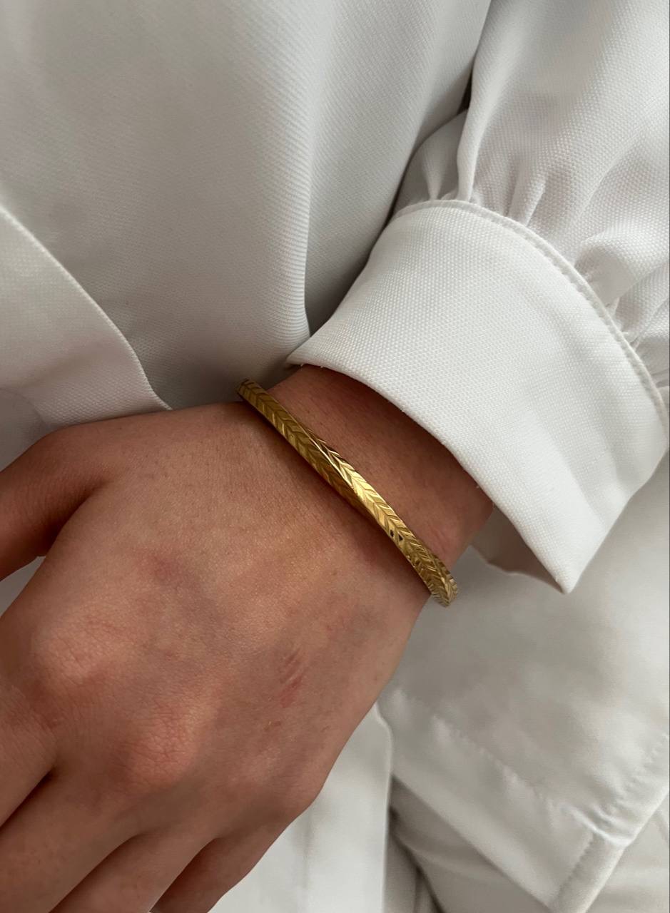 بنگل طلایی اسپرت زنانه مردانه