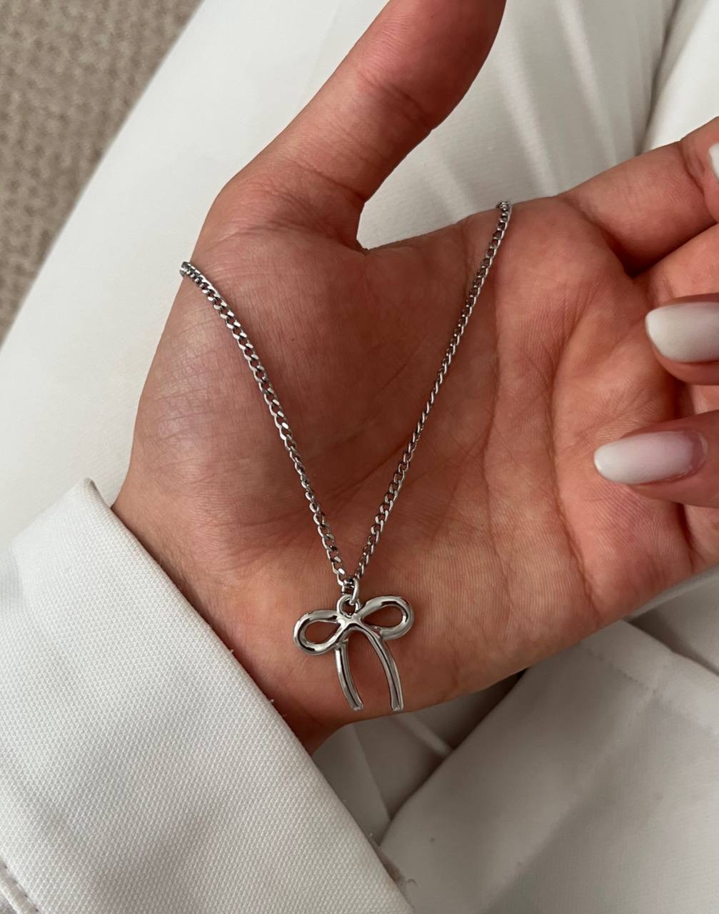 نیمست روزمره استیل دخترانه پاپیون