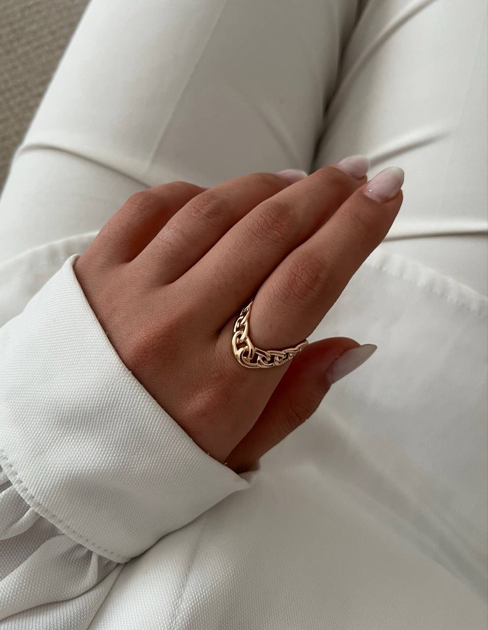 انگشترکارتیر زنانه طلایی ژوپینگ ضدحساسیت