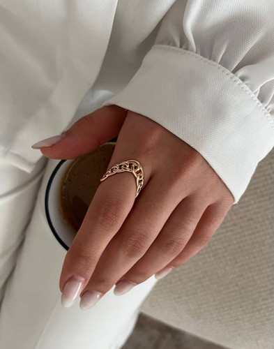 انگشترکارتیر زنانه طلایی ژوپینگ ضدحساسیت