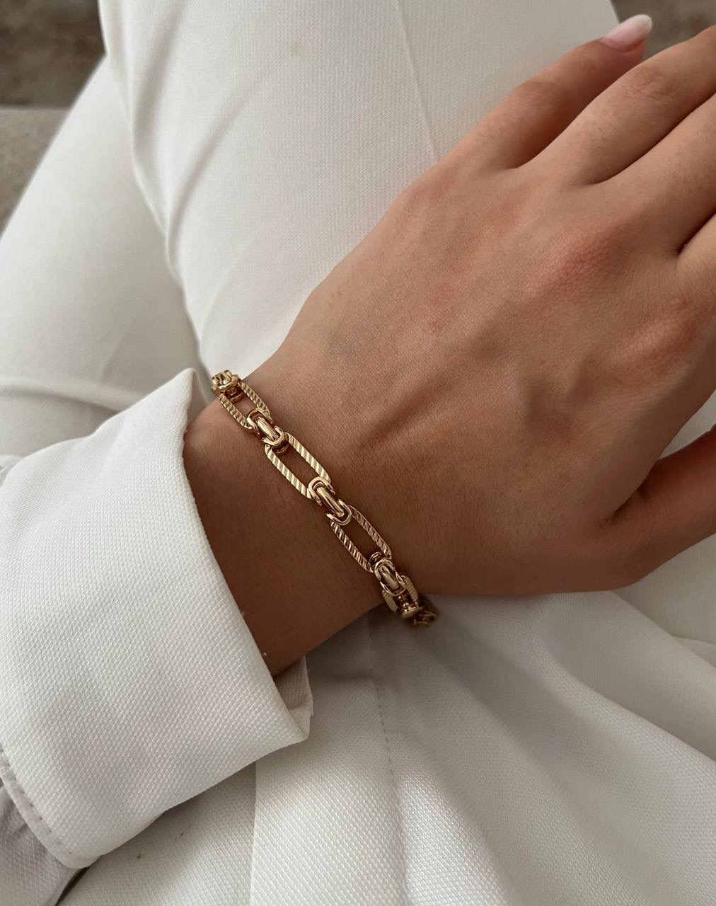 ست دستبندگردنبند ژوپینگ زنانه طلایی رنگ ثابت