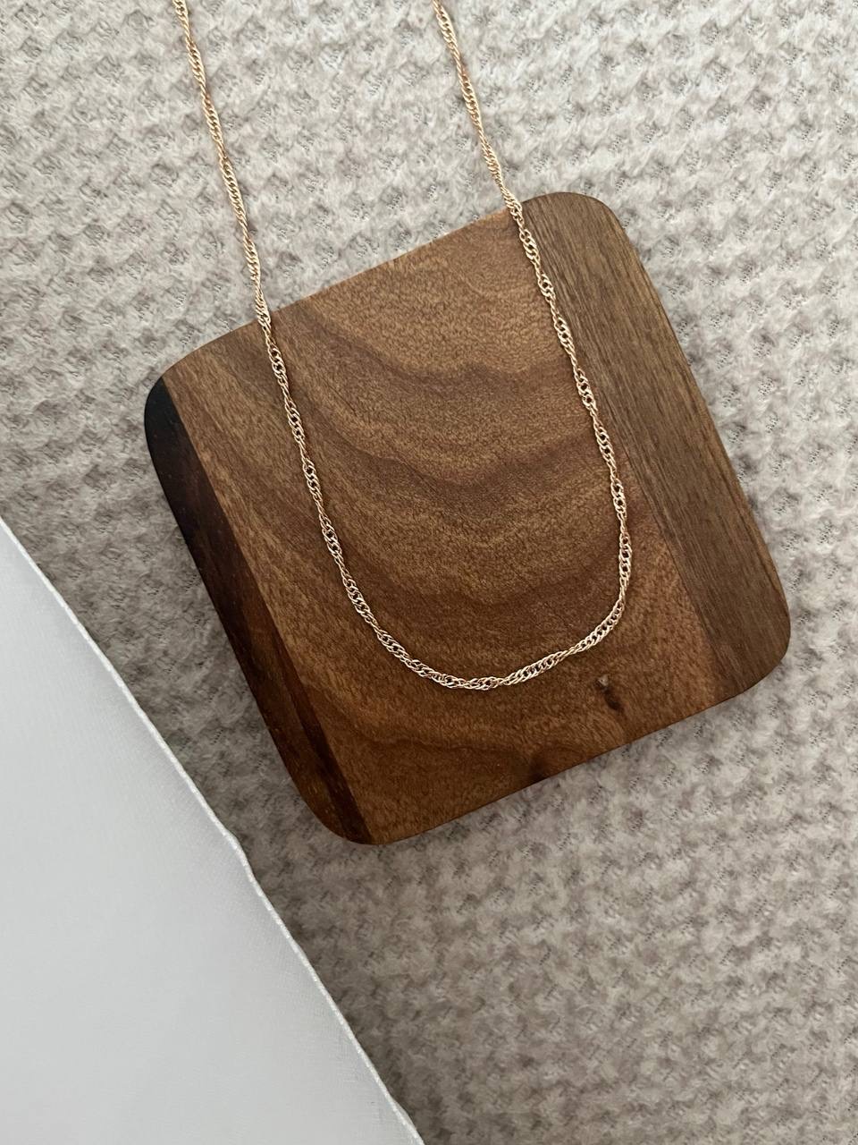 گردنبند ظریف طلایی ژوپینگ دخترانه