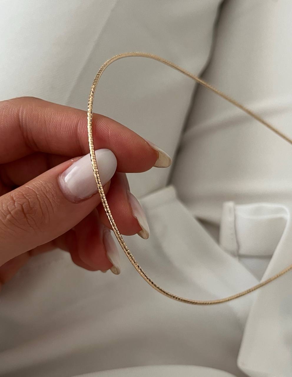 طوق یا گردنبند فشن زنانه طلایی ژوپینگ