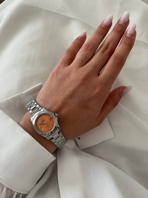 ساعت صفحه رنگی گرد دخترانه سیلوراسپرت