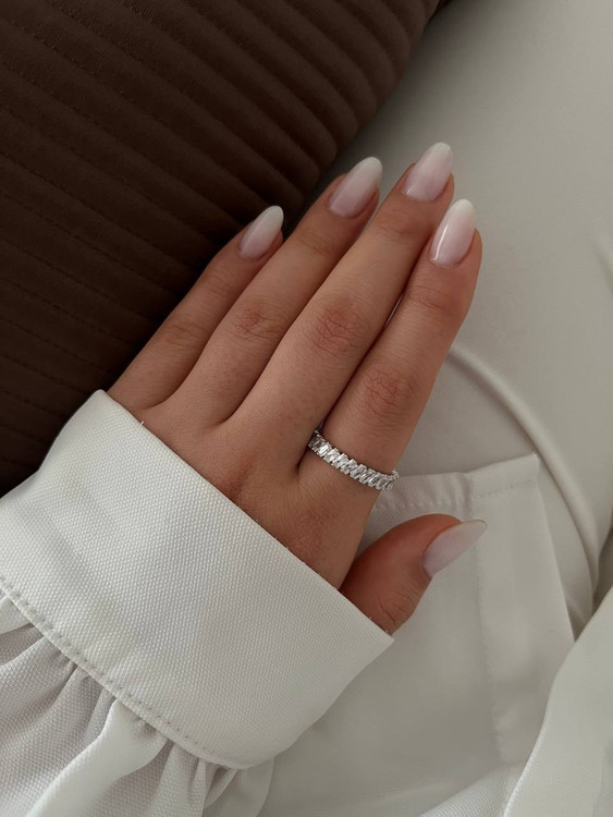 انگشترتنیسی سیلور دخترانه ضداب