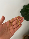 گوشواره های زنانه طلایی و سیلور